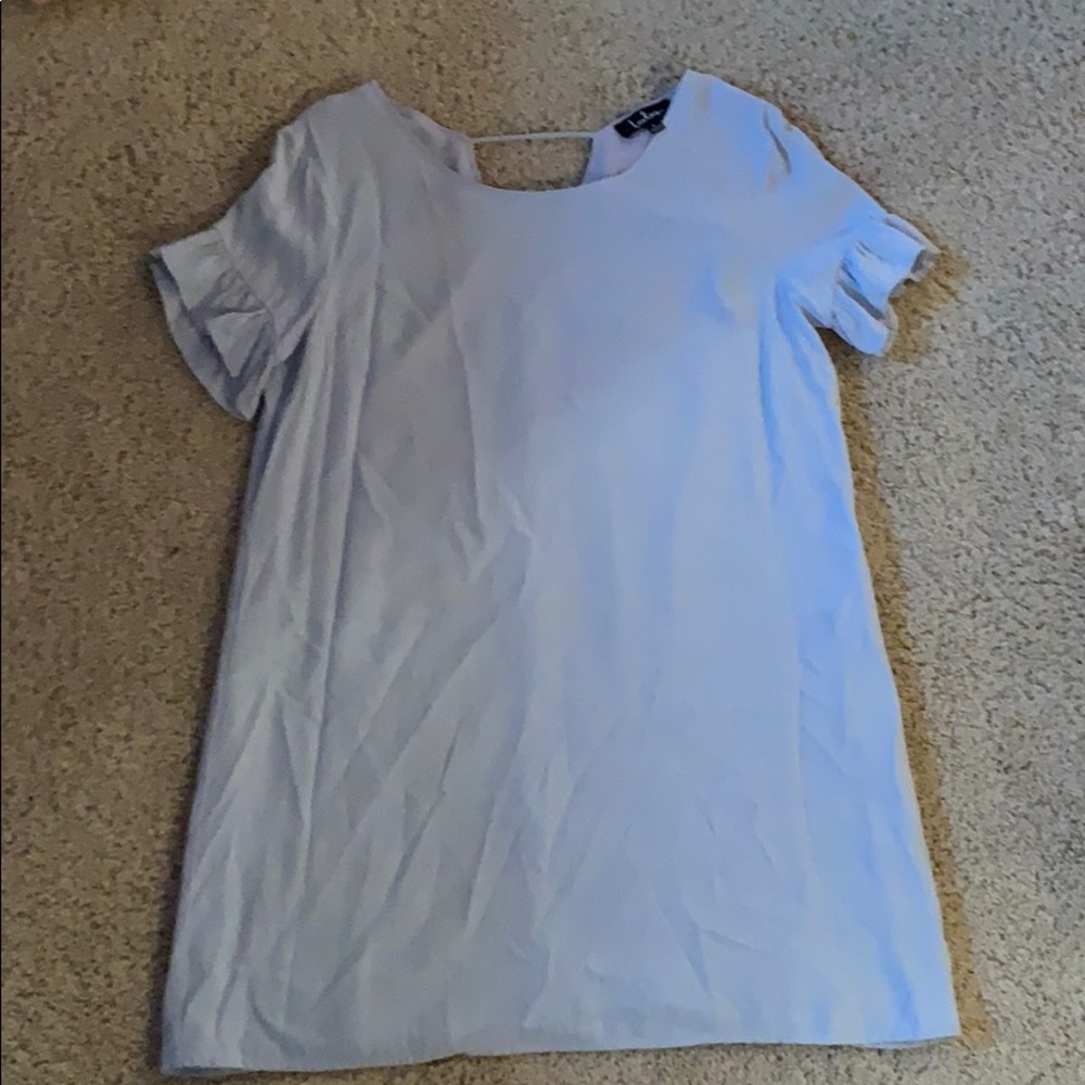 Lulus Baby Blue Dress (Size L); worn/washed once